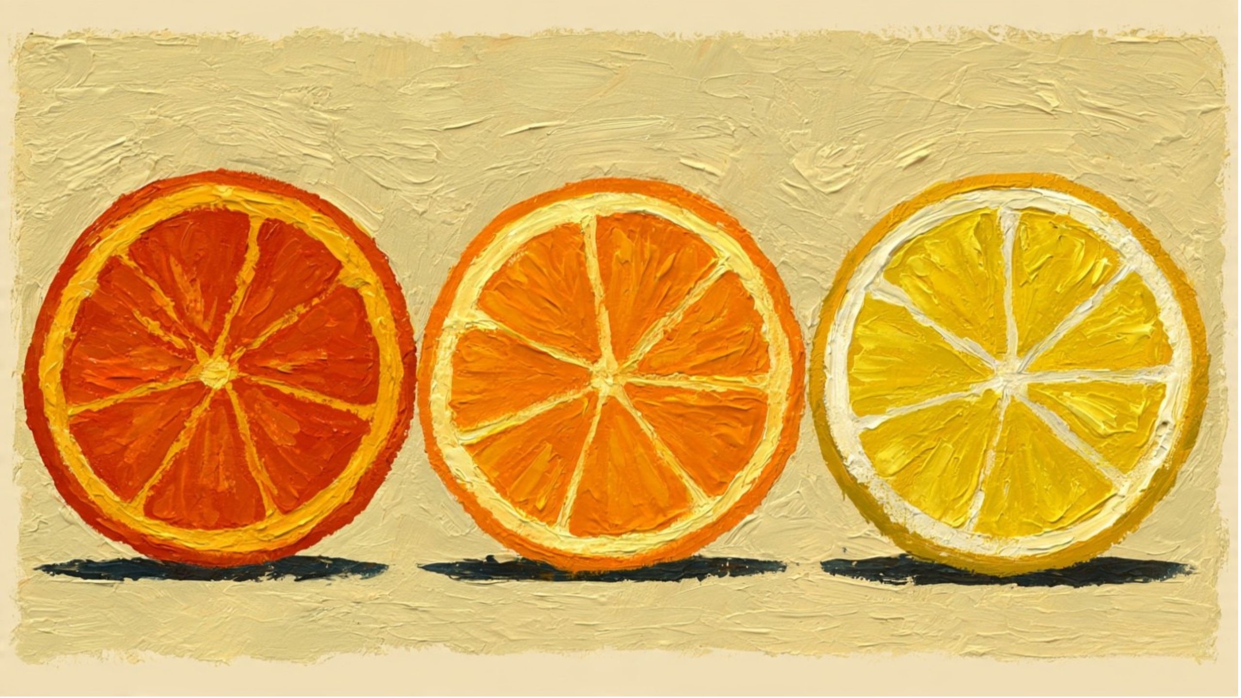 minimal bright orange
